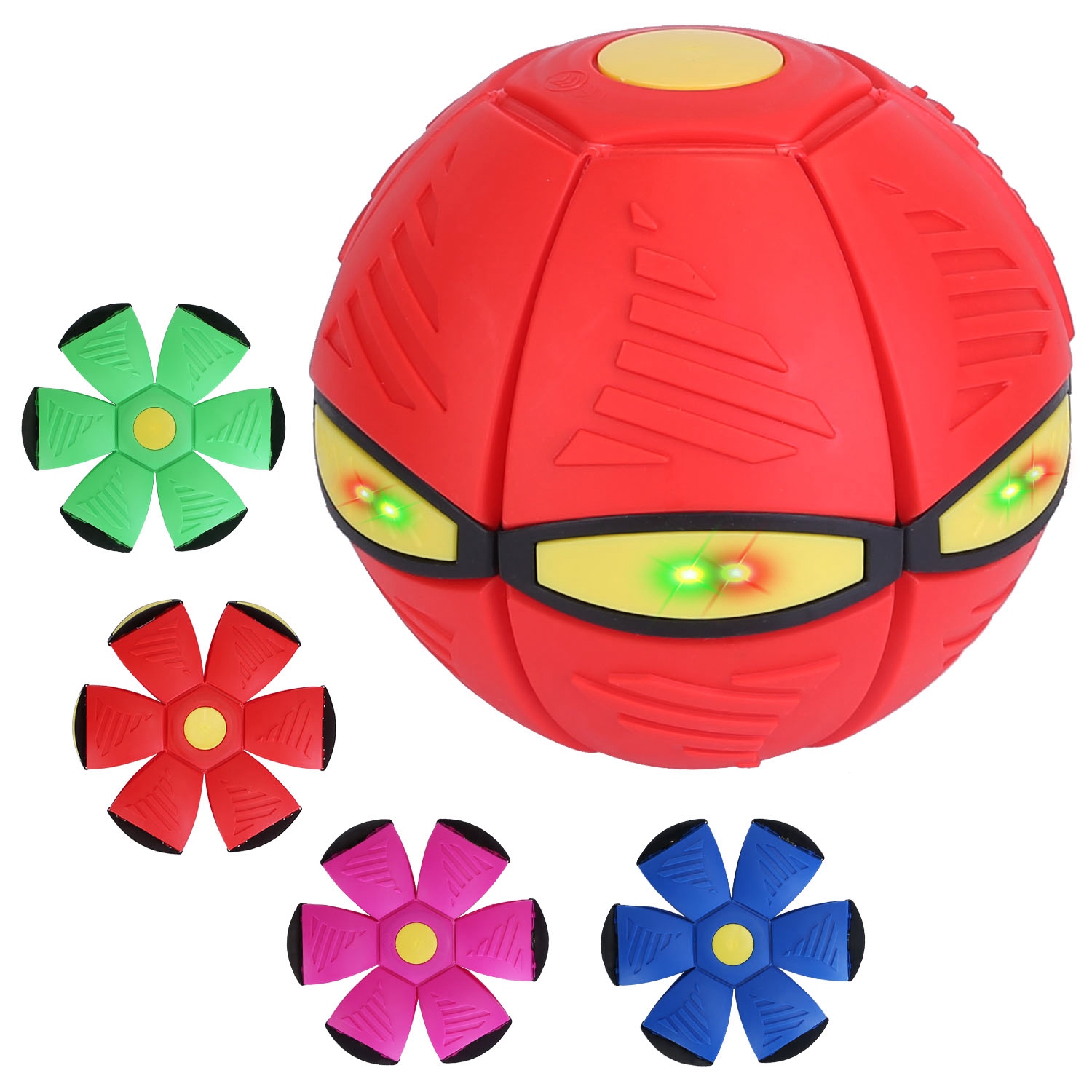 4 Pack Flying Saucer Ball Electric Colorful Flying Toy UFO Ball With LED Lights