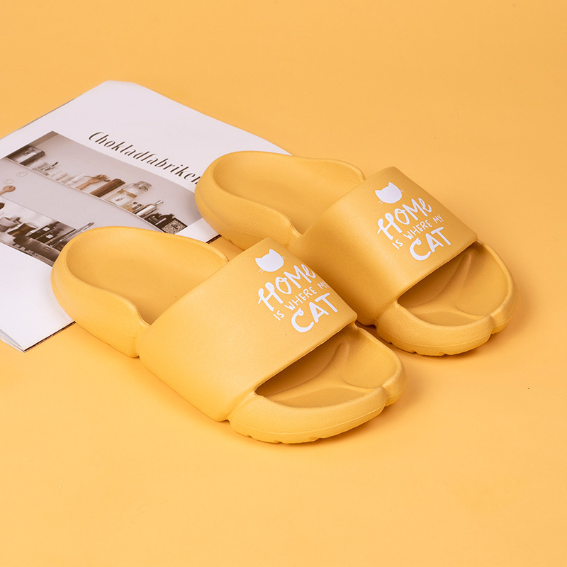 Flip flops Indoor And Outdoor Dual purpose Beach Tow Yellow - Shop at LoveMi