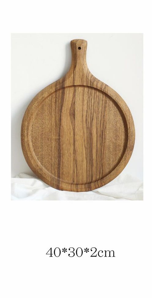 Title 1, Solid wood pizza sushi cutting board