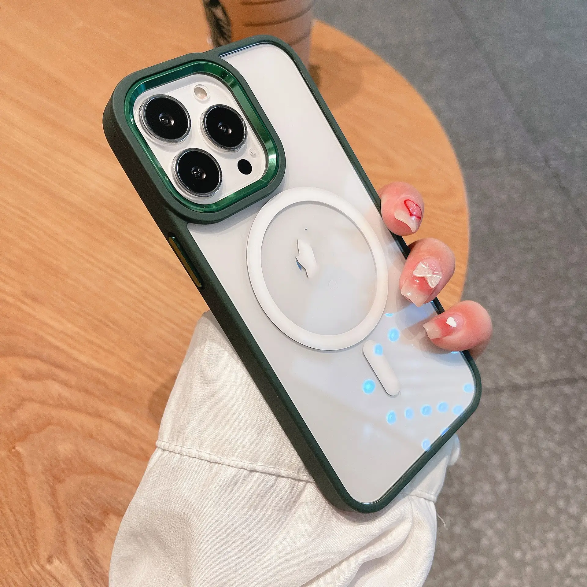 Metal Lens Ring Protective Sleeve Phone Case
