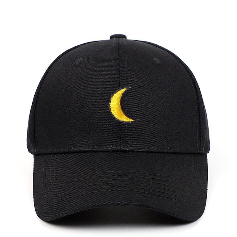 Fashion Outdoor Leisure Moon Embroidered Baseball Hat