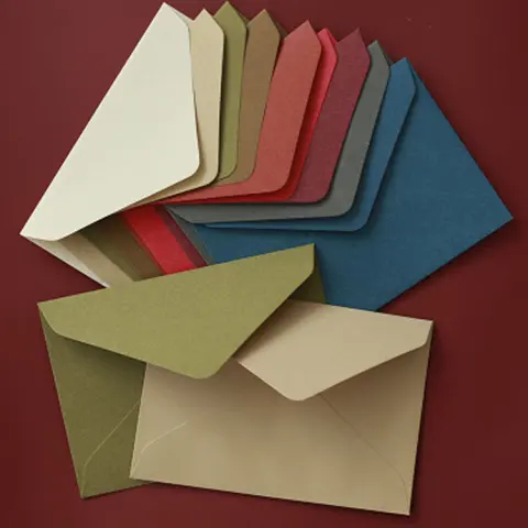 Vintage Triangular Bronzing Multicolor Letterhead