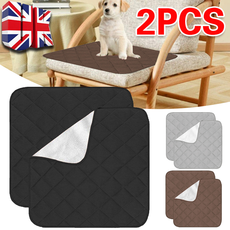 2x Absorbent Washable Incontinence Chair-Pad Non-Slip Waterproof Seat Protector — image 3