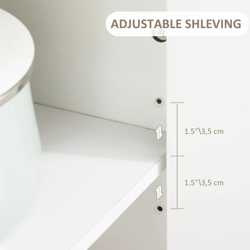 Rolling Kitchen Island Cart, Portable Serving Trolley Table With Drawer, Adjustable Shelf And 2 Towel Racks, Cream White