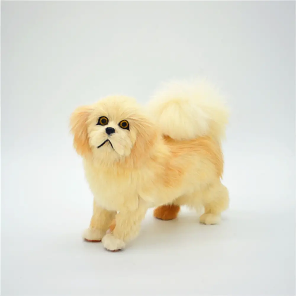 Simulation Dog Decoration Simulation Lion Height 21cm