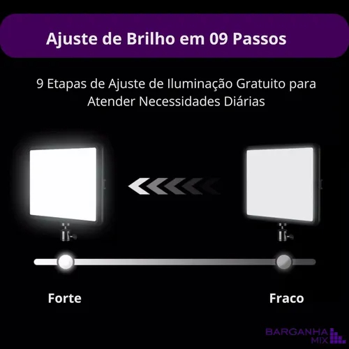 Ring Light LED Professional Photo Illuminator 40cm With 210cm Tripod, White RGB