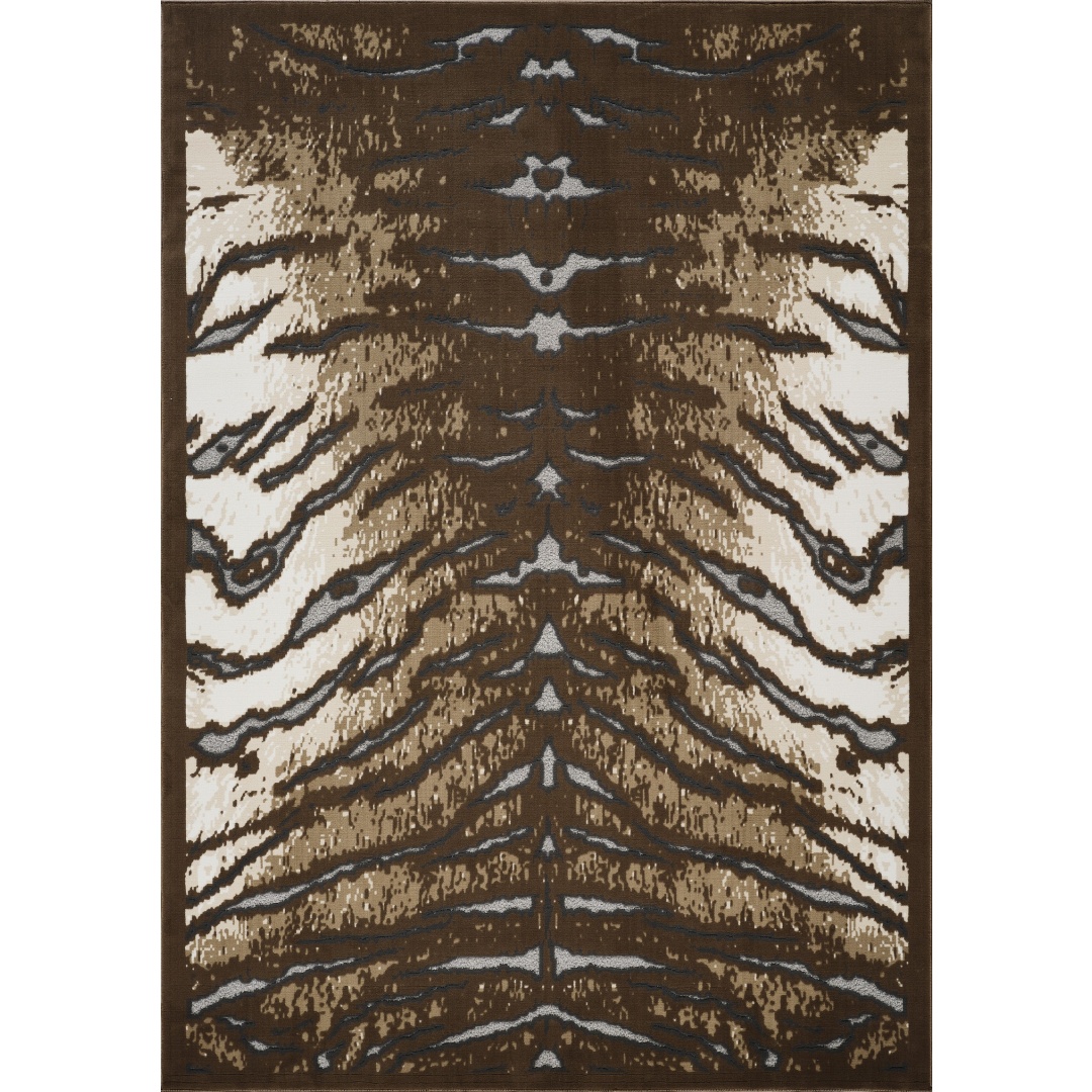 Hide GC CHD1001 Brown 5 Ft. 3 In. X7 Ft. Area Rug