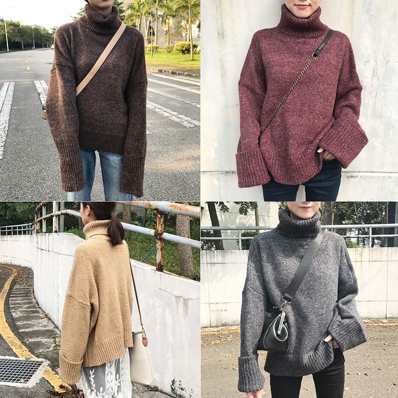 Title 7, Womens Sweater Coat Loose Lazy Thick Thick Thi...