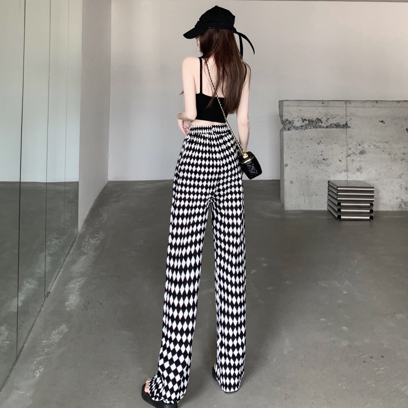 Title 7, Temperament Pleated High Waist Wide Leg Pants o...