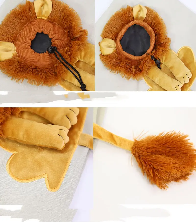 Soft Pet Carriers Lion Design Portable Breathable