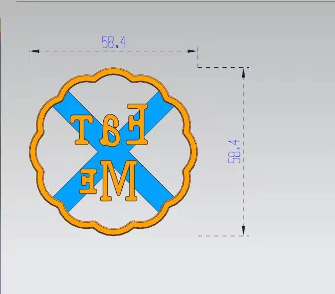 Eat Me Cookie Cutter Alice In Wonderland Theme Cookie Mold