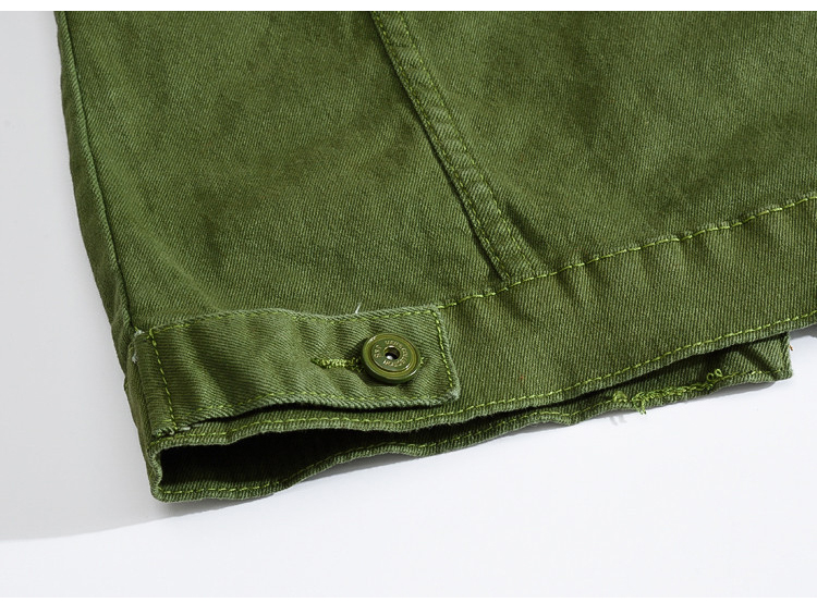 Fashion Slim Men's Patch Denim Jacket