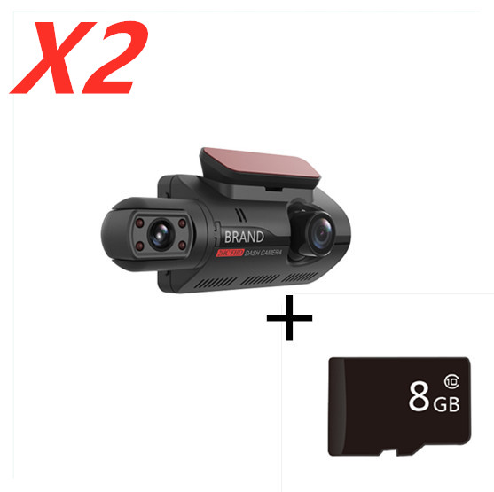 Black with 8G Memory card 2PC