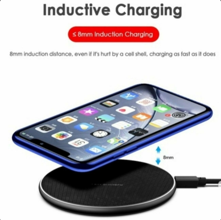 Minimalist Desktop Wireless Charger  High-Speed Smart Charging Pad thumbnail 7