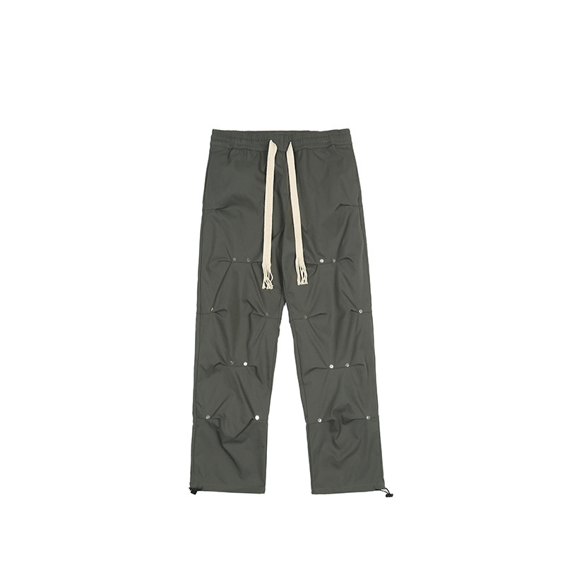 Title 8, Mens Versatile Pleated Straight Cargo Pants. C...