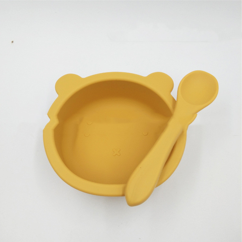 Title 6, Suction Cup Anti-fall Bear Silicone Baby Bowl C...