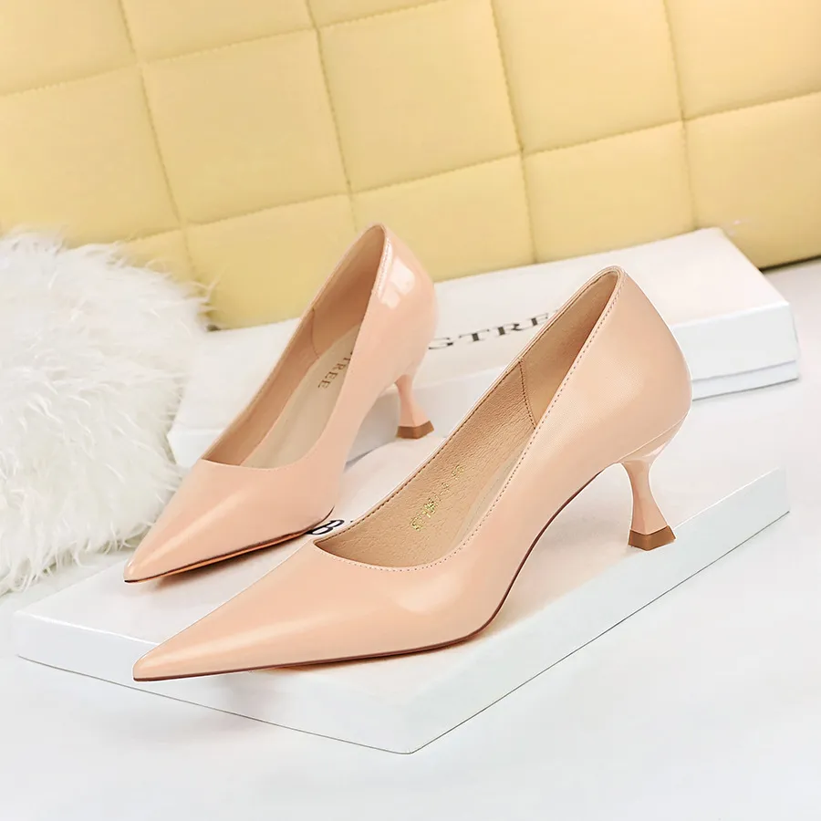 Fashion Pedicure Versatile High Heeled Shoes - Pink
