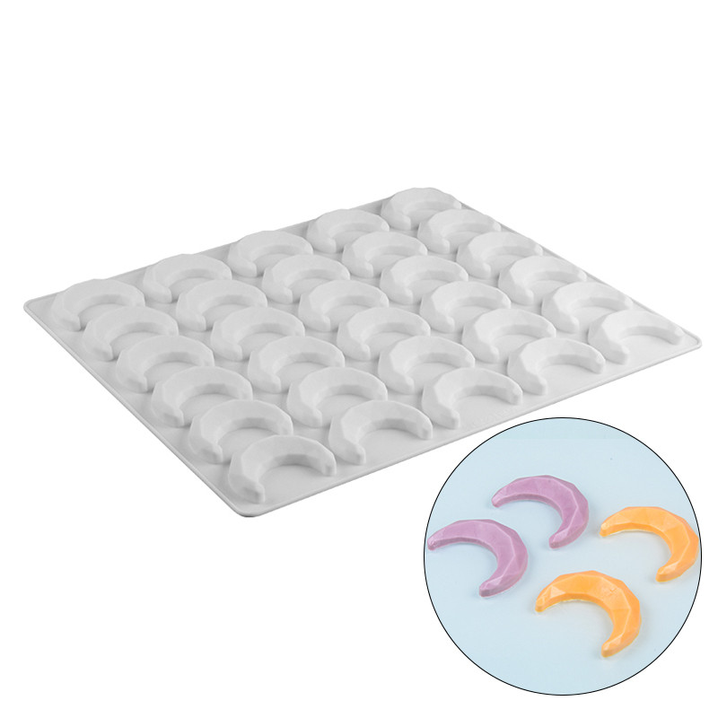 Ramadan Festival Series Small Diamond Moon Mousse Silicone Mould