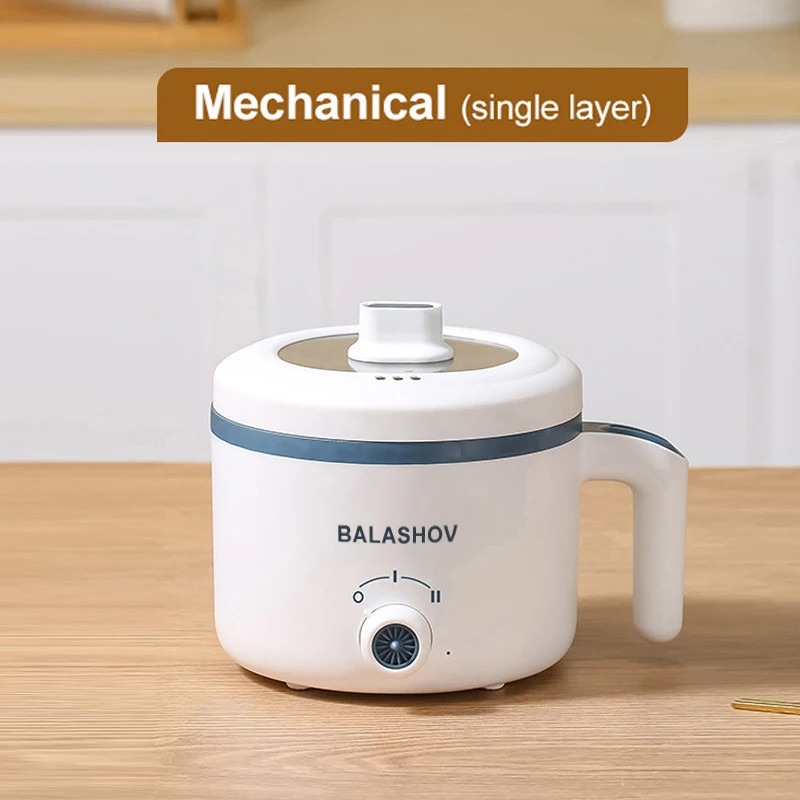 600W Electric Mini Rice Cooker 1.7L Portable Non Stick Mechanical Steamer — image 7