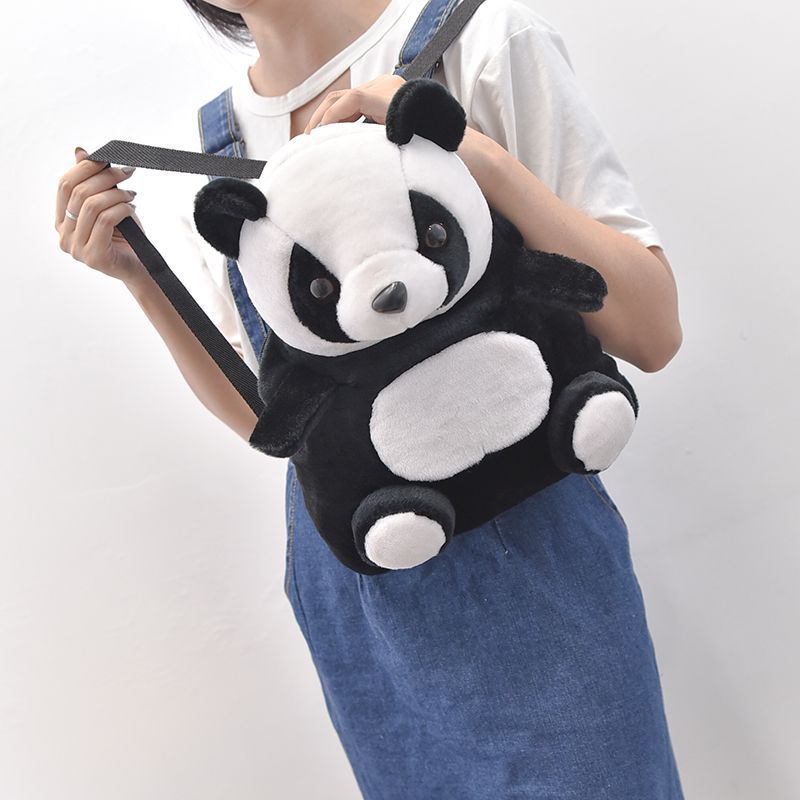 Title 1, Cute Fashion Panda Plush Backpack