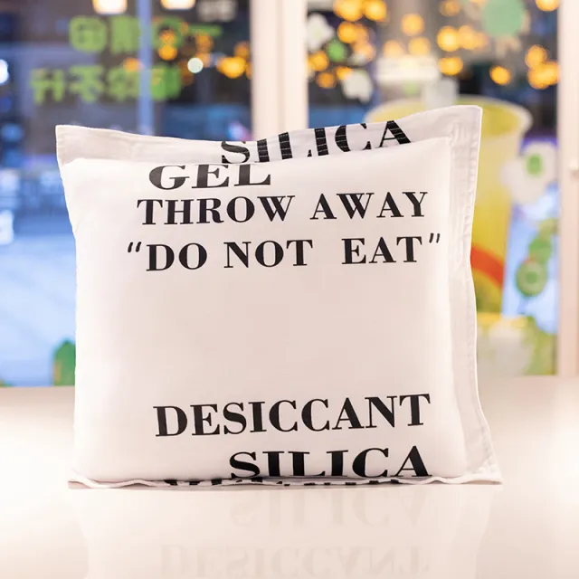 Desiccant Pillow Simple Modern Sofa Backrest Black - Shop at LoveMi