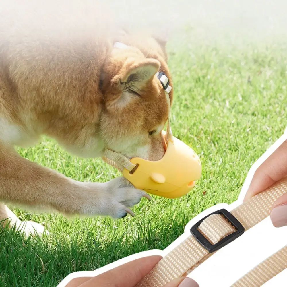 Portable Dog Muzzle Breathable Anti-Biting Dog Mouth Cover Adjustable Pet Basket Muzzles For Small Medium Pet Accessories thumbnail 8