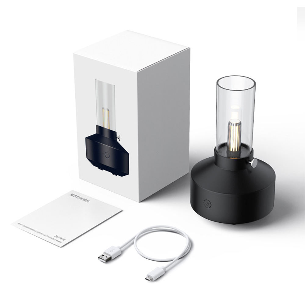 New Arrival Ultrasonic Humidifier Retro 150ml Night Light Essential Oil Aroma Diffuser For Home Office — foto 2