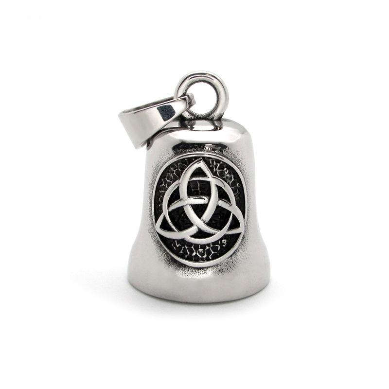 Stainless Steel Accessories Celtic Knot Bell Pendant (Steel