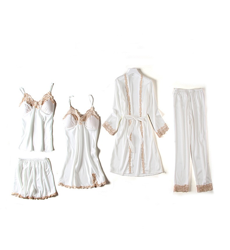 Title 1, Ice Silk Five Piece Sleeping Dress