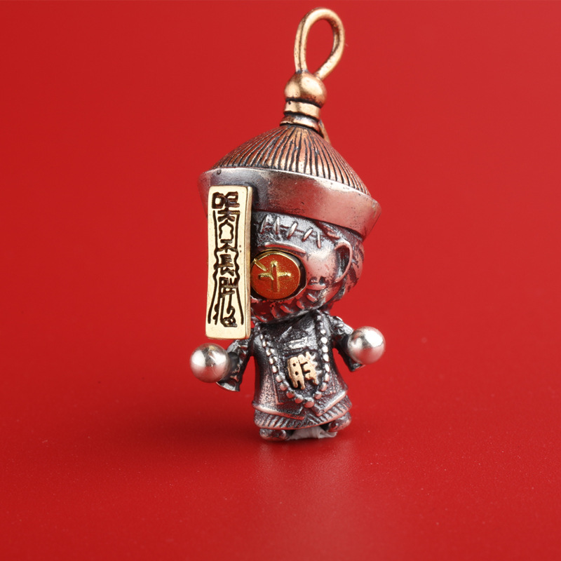 Title 2, Zombie Pendant Female S925 Silver Retro Persona...