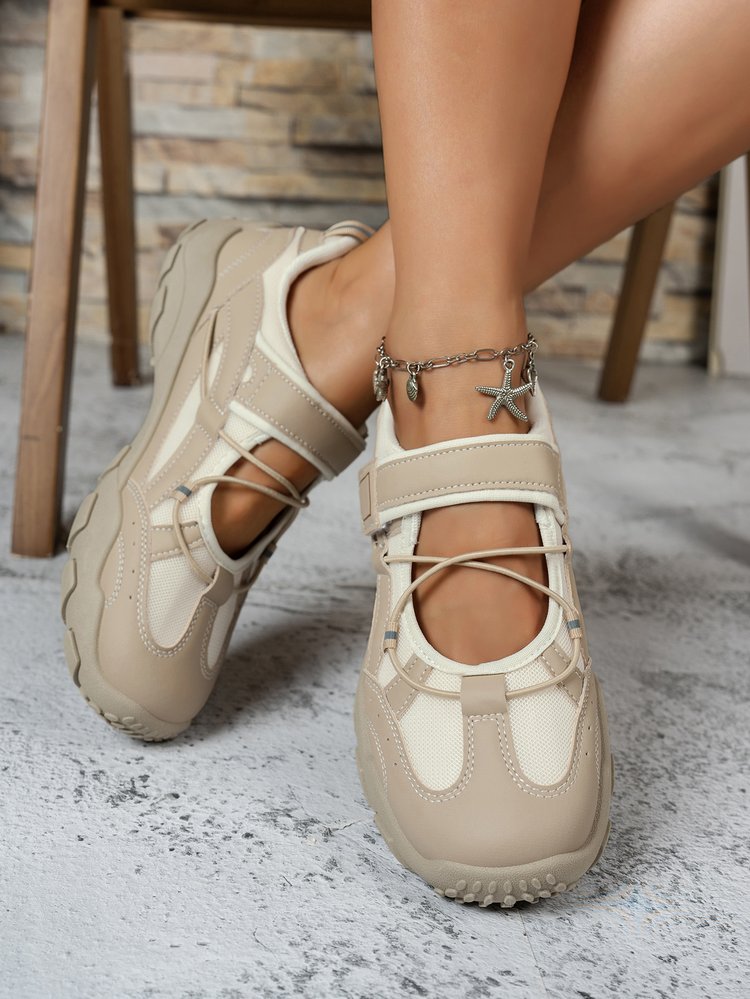 Hook and Loop Mary Jane Sneakers