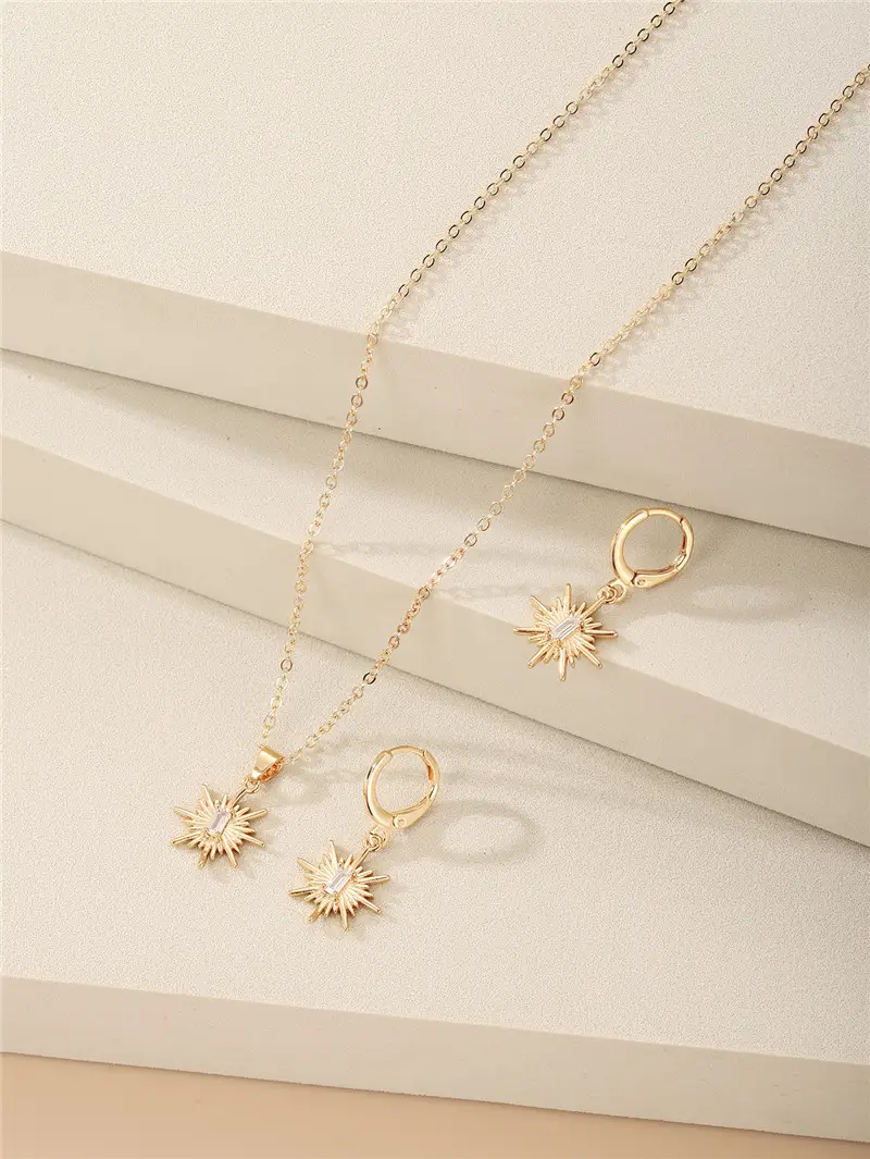Simple Geometric Personality Metal Earrings