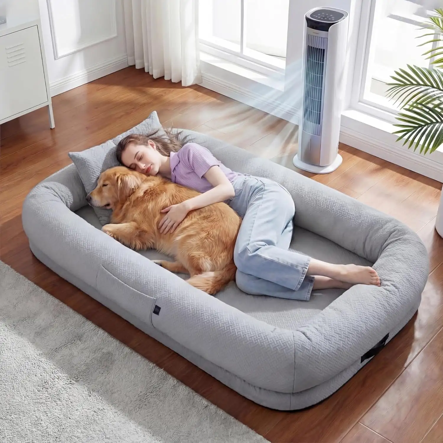 Cooling Human Dog Bed