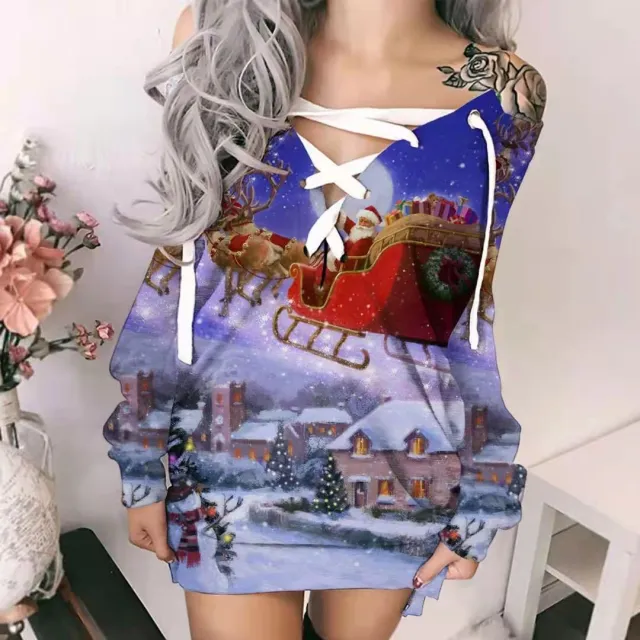 Autumn And Winter Christmas Long Sleeved Sweater Women E S - Shop at LoveMi