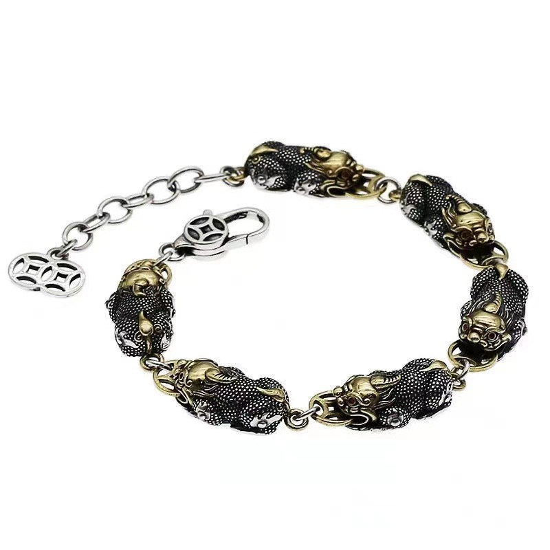 Fashion Chain Pure Men's Ethnic Style Bracelet