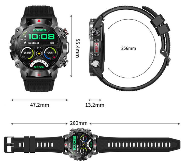 Title 6, Bluetooth Sportski Sat za Spoljašnje Aktivnosti...