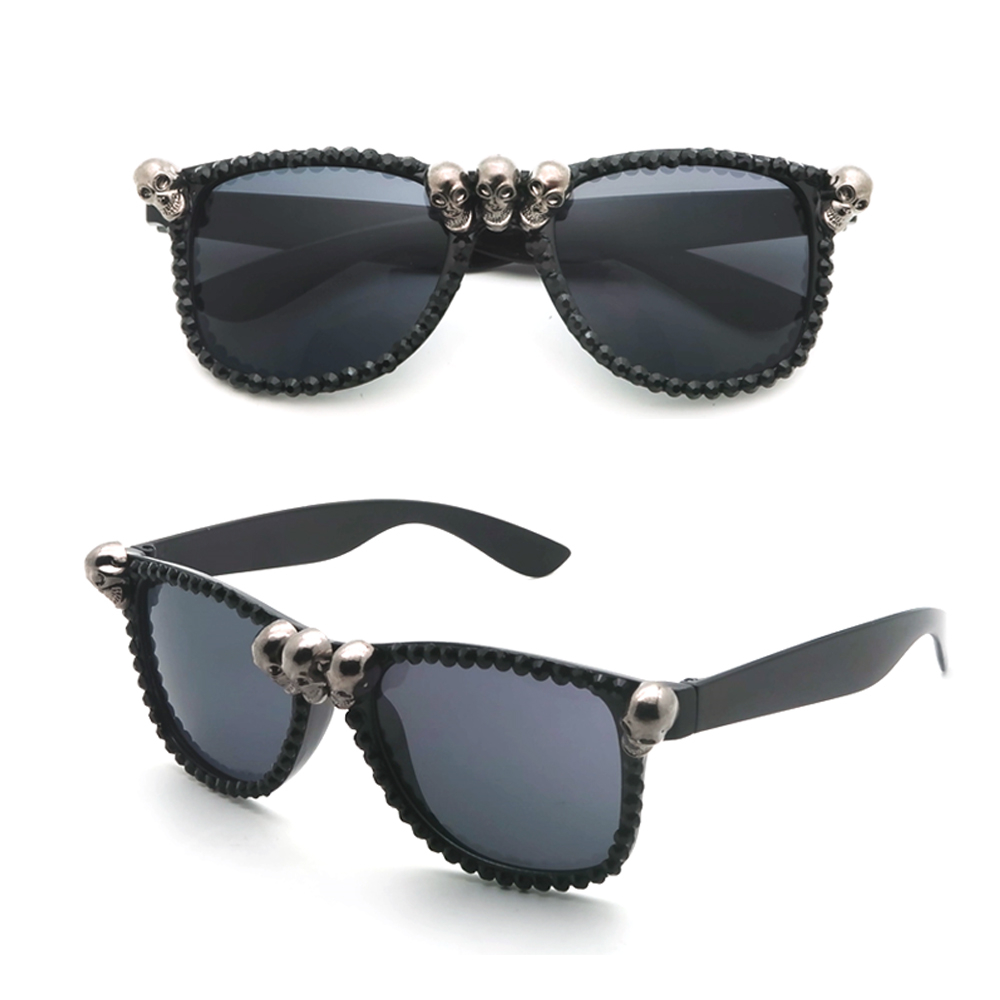 Rectangular Skull Sunglasses