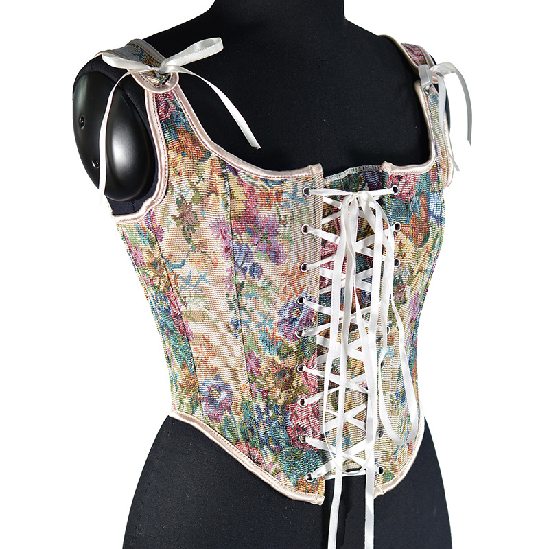 French Style Retro Spaghetti Straps Vest For Women - Image 11