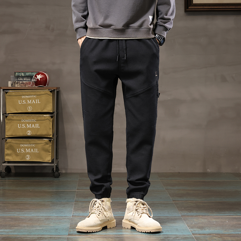 Title 7, Mens Padded Warm Casual Drawstring Pants for u...