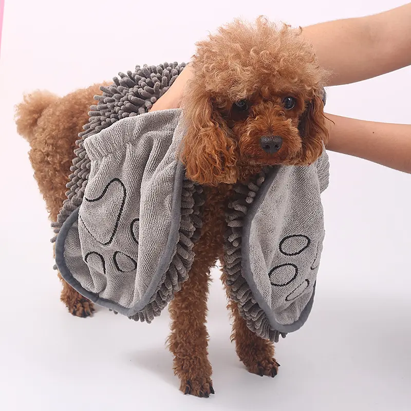 Pet Scrubbing Towel For Cats And Gloved