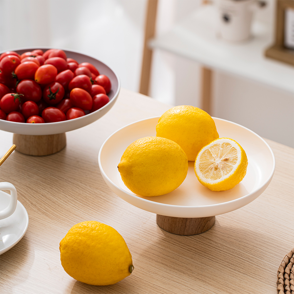 Title 11, Living Room Round Solid Wood Base Tray Desktop ...