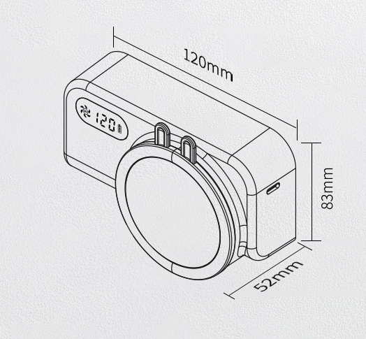 Title 6, Support de rangement désinfectant UV pour bross...