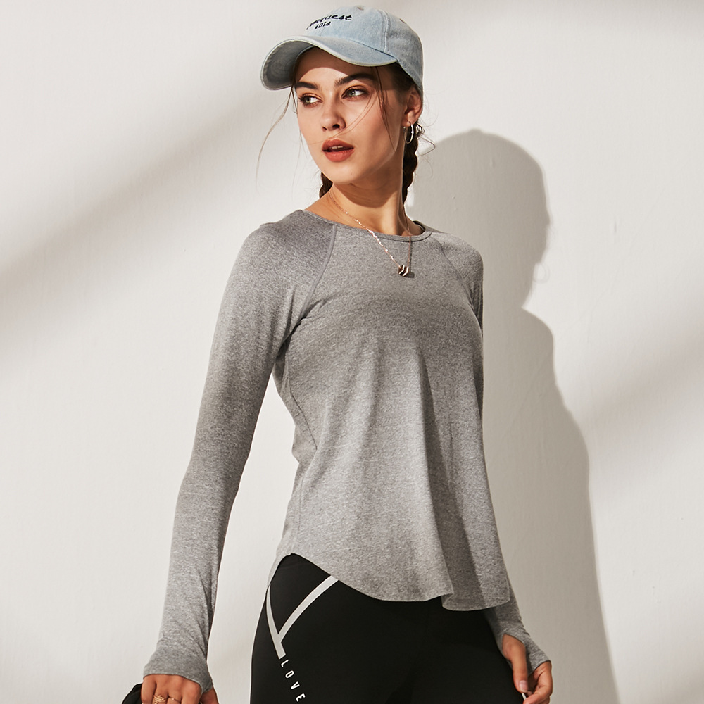 Title 5, Sports long-sleeved yoga clothes women quick-dr...