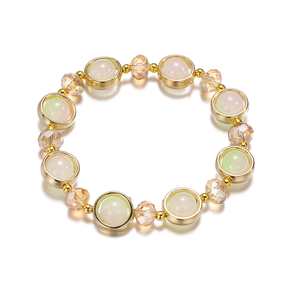 Gradient Crystal Glass Children's Bracelet