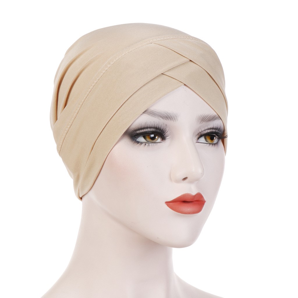 Sun Protection Home Mom Cap Hood Set Wrap Head Hat Beige - Shop at LoveMi