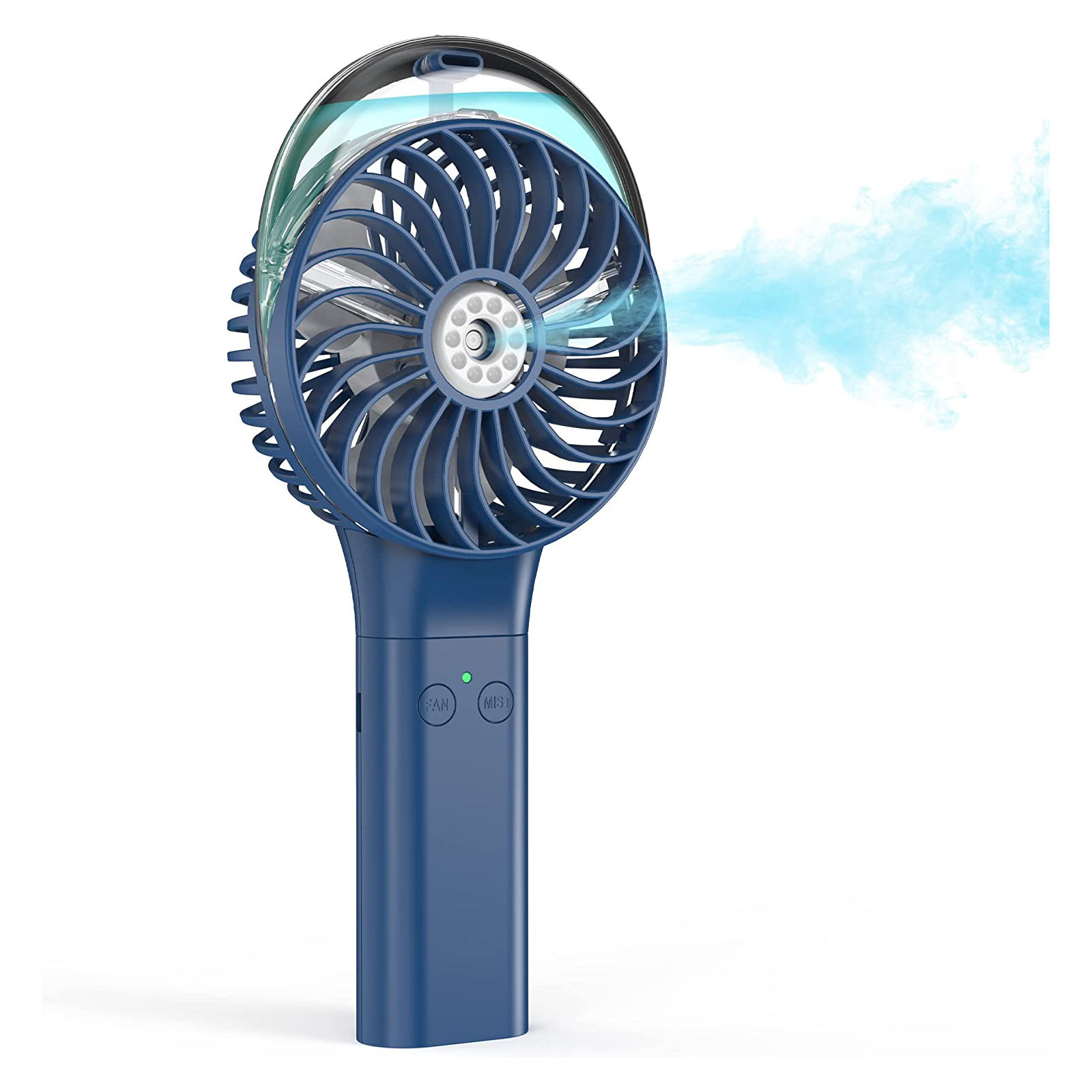 3000mAh Battery Electric USB Mini Cooling Fans Portable Hand view 4