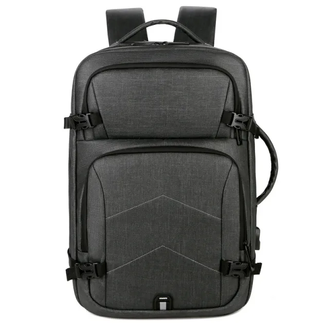 Large Capacity Travel Business Back Waterproof Backpack Black - Shop at LoveMi