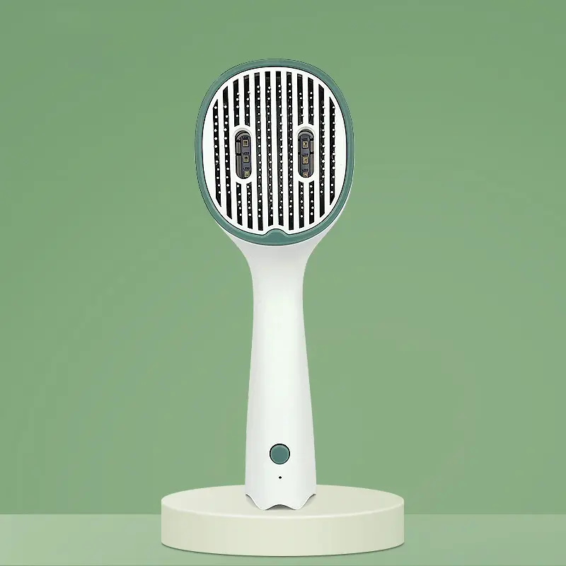 Cat Comb Dog Hair Remover Brush UVC Sterilization Pet Grooming Slicker Needle Comb Removes Tangled Self Cleaning Pet Supplies