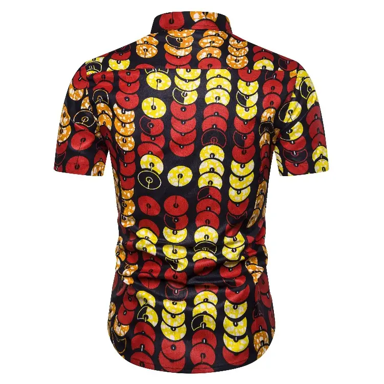New Ethnic Men's Fashion Short Sleeve Shirts