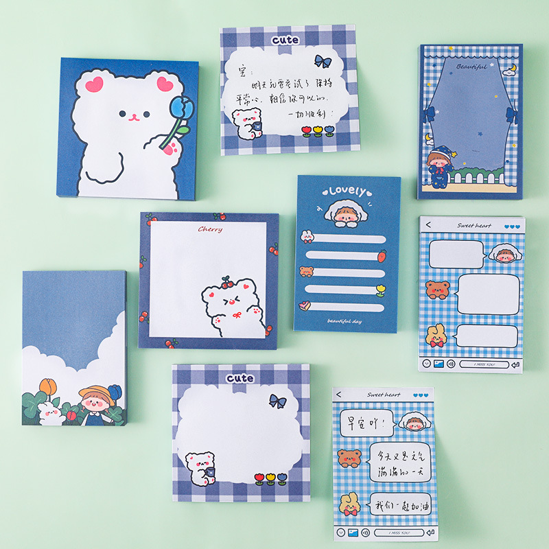 Sticky Notes Good-looking Students Use Cute Ins Style Notepad Sticky